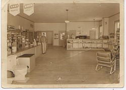 WF and JF Barnes Lumber Co., 602 Texas Avenue about 1950.